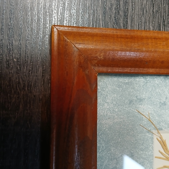 Vintage Pressed Flowers Framed Wall Art Decor Artist Signed - Picture 6 of 10